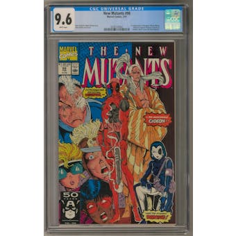 New Mutants #98 CGC 9.6 (W) *0328143002*