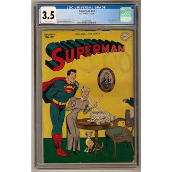 Superman #43 CGC 3.5 (OW) *0329016008*