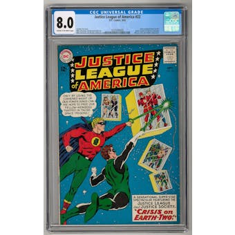 Justice League of America #22 CGC 8.0 (C-OW) *0329280009*