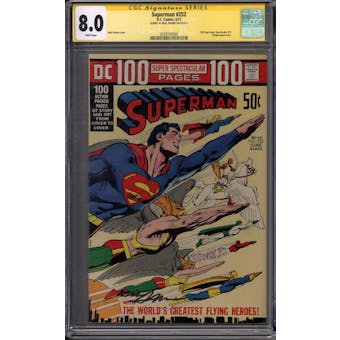 Superman #252 Neal Adams Signature Series CGC 8.0 (W) *0329747005*