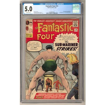 Fantastic Four #14 CGC 5.0 (OW) *0329825003*