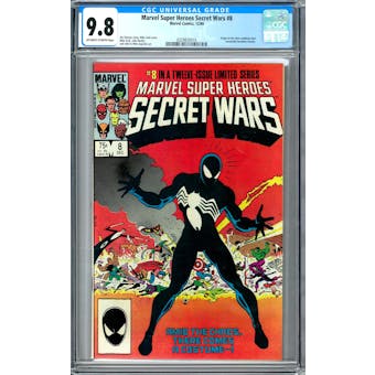 Marvel Super Heroes Secret Wars #8 CGC 9.8 (OW-W) *0329830010*