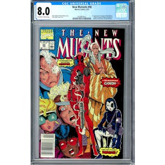 New Mutants #98 CGC 8.0 (OW-W) *0329830012*