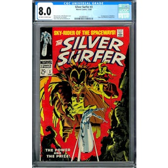 Silver Surfer #3 CGC 8.0 (OW-W) *0329830013*