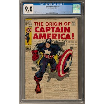 Captain America #109 CGC 9.0 (W) *0330379003*