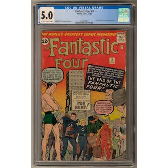 Fantastic Four #9 CGC 5.0 (OW-W) *0330379007*