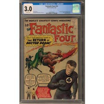 Fantastic Four #10 CGC 3.0 (OW) *0330379008*