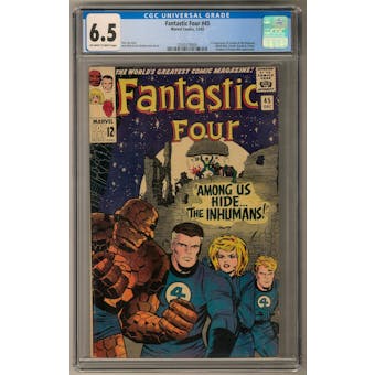 Fantastic Four #45 CGC 6.5 (OW-W) *0330379009*