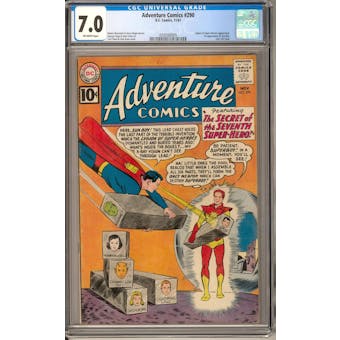 Adventure Comics #290 CGC 7.0 (OW) *0330380005*