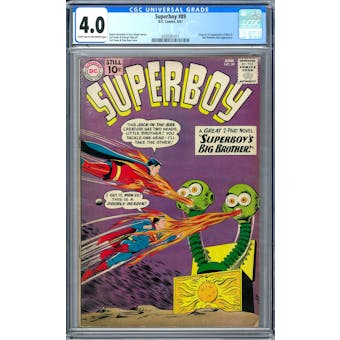 Superboy #89 CGC 4.0 (LT-OW) *0330381011*