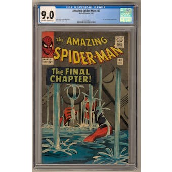 Amazing Spider-Man #33 CGC 9.0 (OW-W) *0331713002*