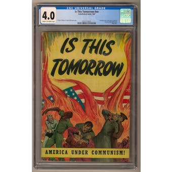 Is This Tomorrow #nn CGC 4.0 (C-OW) *0331713025*