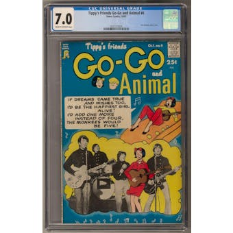 Tippy's Friends Go-Go and Animal #6 CGC 7.0 (C-OW) *0331723020*