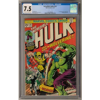 Incredible Hulk #181 CGC 7.5 (OW-W) *0331740008*