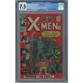 X-Men #22 CGC 7.5 (OW-W) *0333414020*