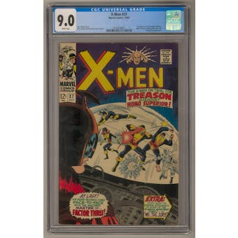 X-Men #37 CGC 9.0 (W) *0333418001*