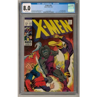 X-Men #53 CGC 8.0 (W) *0333418009*