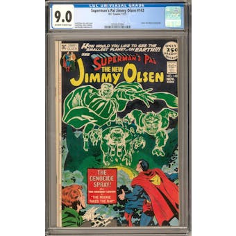 Superman's Pal Jimmy Olsen #143 CGC 9.0 (OW-W) *0334521004*