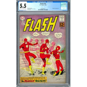 Flash #132 CGC 5.5 (C-OW) Restored *0334554014*