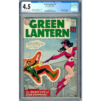 Green Lantern #16 CGC 4.5 (C-OW) *0334554019*