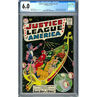 Justice League of America #3 CGC 6.0 (OW-W) *0334554022*