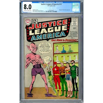 Justice League of America #11 CGC 8.0 (OW-W) *0334554023*