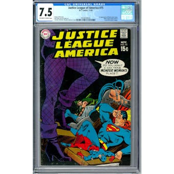 Justice League of America #75 CGC 7.5 (OW-W) *0334554024*