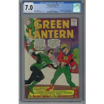 Green Lantern #40 CGC 7.0 (OW-W) *0335629013*
