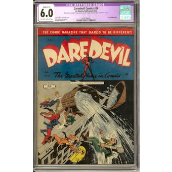 Daredevil Comics #26 CGC 6.0 Slight (C-1) Restoration (OW-W) *0335746001*