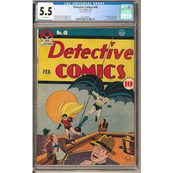 Detective Comics #48 CGC 5.5 (W) *0335749007*