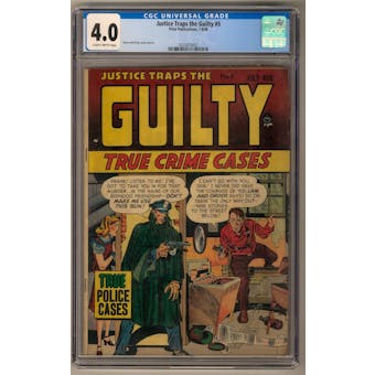 Justice Traps the Guilty #5 CGC 4.0 (SB) *0335870002*