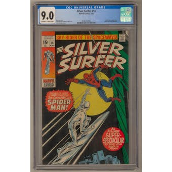 Silver Surfer #14 CGC 9.0 (OW-W) *0336162006*