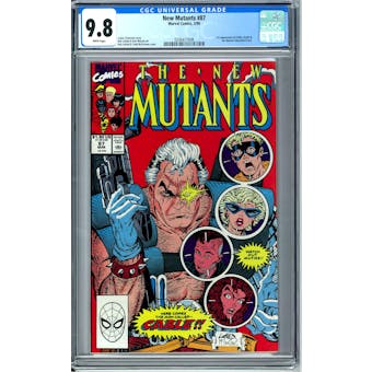 New Mutants #87 CGC 9.8 (W) *0336417008*