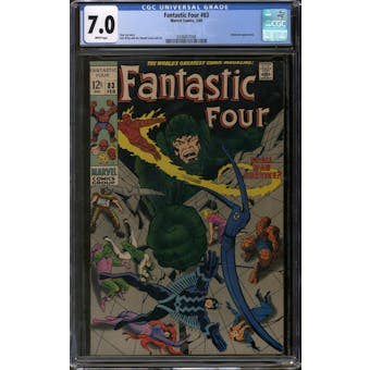 Fantastic Four #83 CGC 7.0 (W) *0336857008*