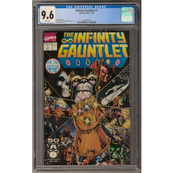 Infinity Gauntlet #1 CGC 9.6 (W) *0337005018*