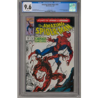 Amazing Spider-Man #361 CGC 9.6 (W) *0338750005*