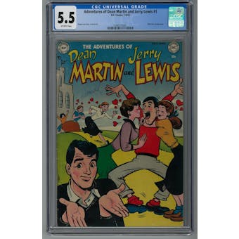 Adventures of Dean Martin and Jerry Lewis #1 CGC 5.5 (OW) *0340115001*