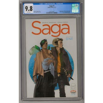 Saga #1 CGC 9.8 (W) *0340119001*