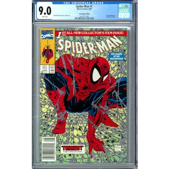 Spider-Man #1 Poly-Bagged Edition CGC 9.0 (W) *0341311005*