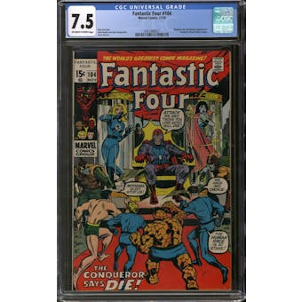 Fantastic Four #104 CGC 7.5 (OW-W) *0341468027*