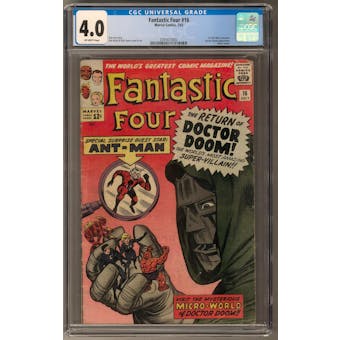 Fantastic Four #16 CGC 4.0 (OW) *0341615002*