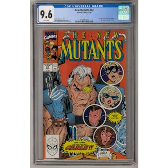 New Mutants #87 CGC 9.6 (W) *0342887010*