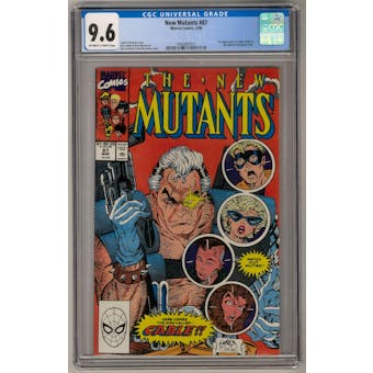New Mutants #87 CGC 9.6 (OW-W) *0342887011*