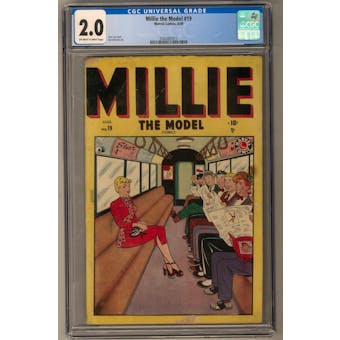 Millie the Model #19 CGC 2.0 (OW-W) *0342887017*