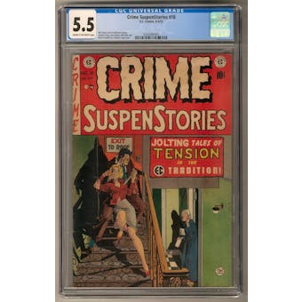 Crime SuspenStories #18 CGC 5.5 (C-OW) *0342946005*