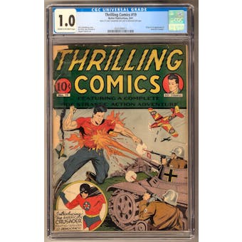 Thrilling Comics #19 CGC 1.0 (C-OW) *0343304011*