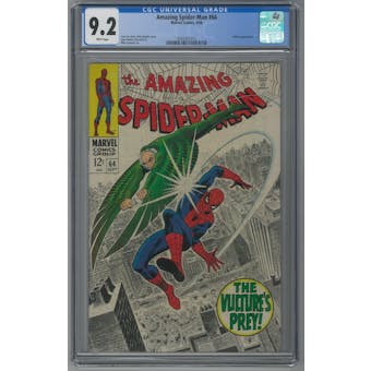 Amazing Spider-Man #64 CGC 9.2 (W) *0343321015*