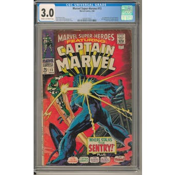 Marvel Super-Heroes #13 CGC 3.0 (C-OW) *0343617023*