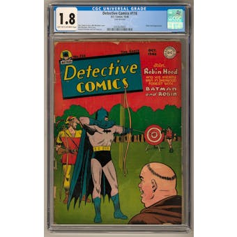 Detective Comics #116 CGC 1.8 (LT-OW) *0343620005*