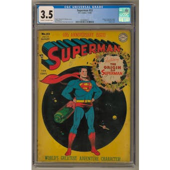 Superman #53 CGC 3.5 (C-OW) *0344646012*